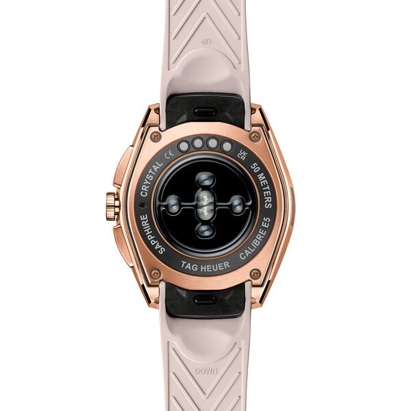 Connected Calibre E5 40 mm en acier inoxydable PVD rose